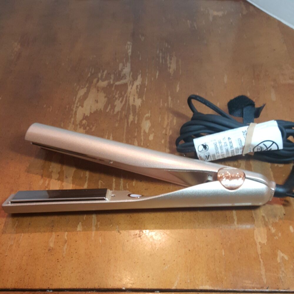 Tyme Iron Pro 2-in-1 Hair Curler & Straightener Rose Gold Fast Heat-up Excellent